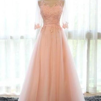 Tulle Sleeveless Prom Dress,gray Prom Dresses With..