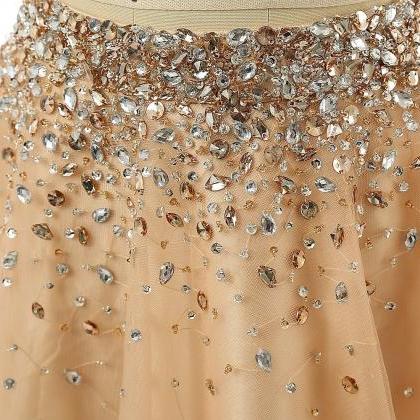 2015 prom gowns Women's Beaded Spag..