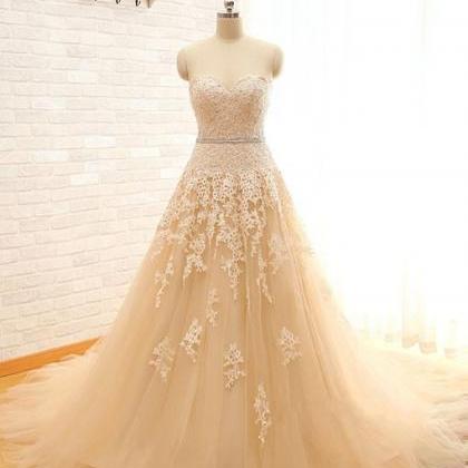2015 Wedding Dresses Real Image Sweetheart Lace..