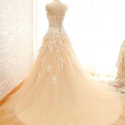 2015 Wedding Dresses Real Image Sweetheart Lace..