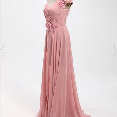 Long Prom Dress, One Shoulder Prom Dress, Elegant..