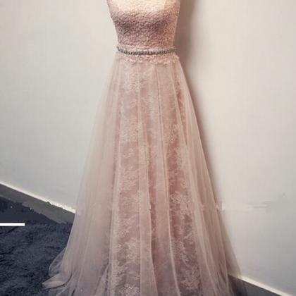 The Charming Appliques And Lace Prom Dresses,..