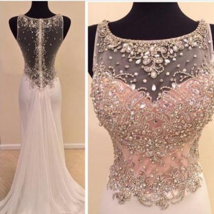 2016 Real Made Beads Prom Dresses, Charming..