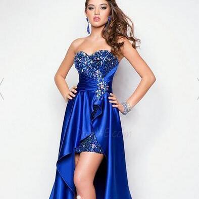 Very Sexy Prom Dresses 2016 Hi Lo Style Luxurious..