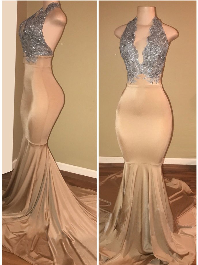 Beige Prom Dresses 2018