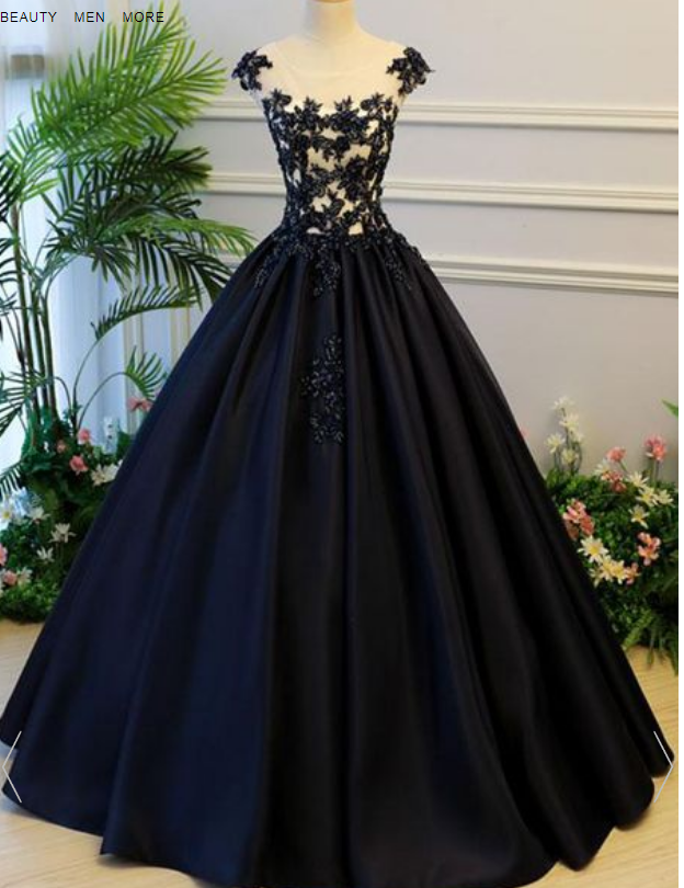 black princess ball gown