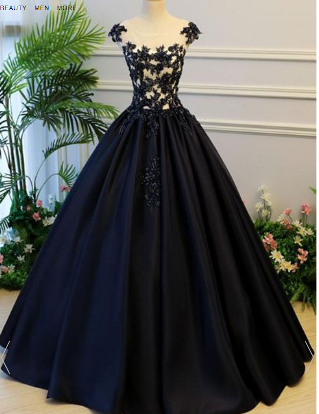 black gown prom