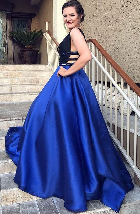Blue Prom Dresses 2018