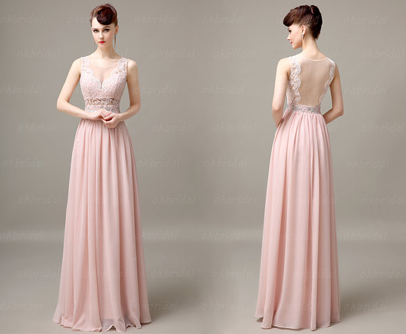 Off Shoulder Chiffon Bridesmaid Dress