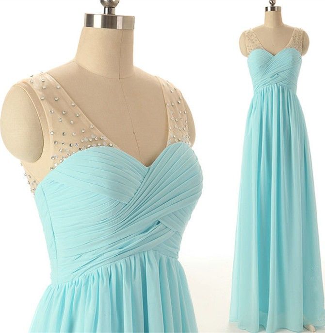 Prom Dress,charming Prom Dress,chiffon Prom Dress,a-line Prom Dress,v-neck Prom Dress,beading Prom Dress