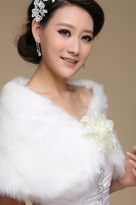 2015 new women's clothing accessories warm Plush wedding dress elegant shawl manufacturers wholesale