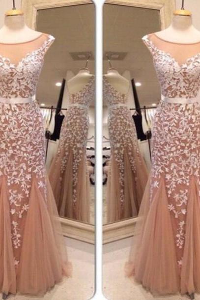 Prom Dresdses 2016 Appliques Prom Dresses, Charming Prom Dresses, Real Made Prom Dresses,