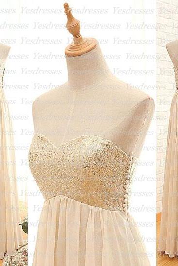 Long Bridesmaid Dress,V-Neck Bridesmaid Dress,Classic Bridesmaid Dress,Sleeveless Bridesmaid Dress,Chiffon Bridesmaid Dress